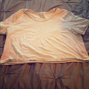 “Pink” crop top tee